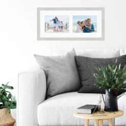 COURTSIDE MARKET Harvest Cream 2-Opening 5" X 7" Collage Frame -Home Decor Discount Store 4913452 ALT