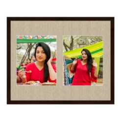 COURTSIDE MARKET Harvest Chestnut Finish 8" X 10" 2-Opening Frame