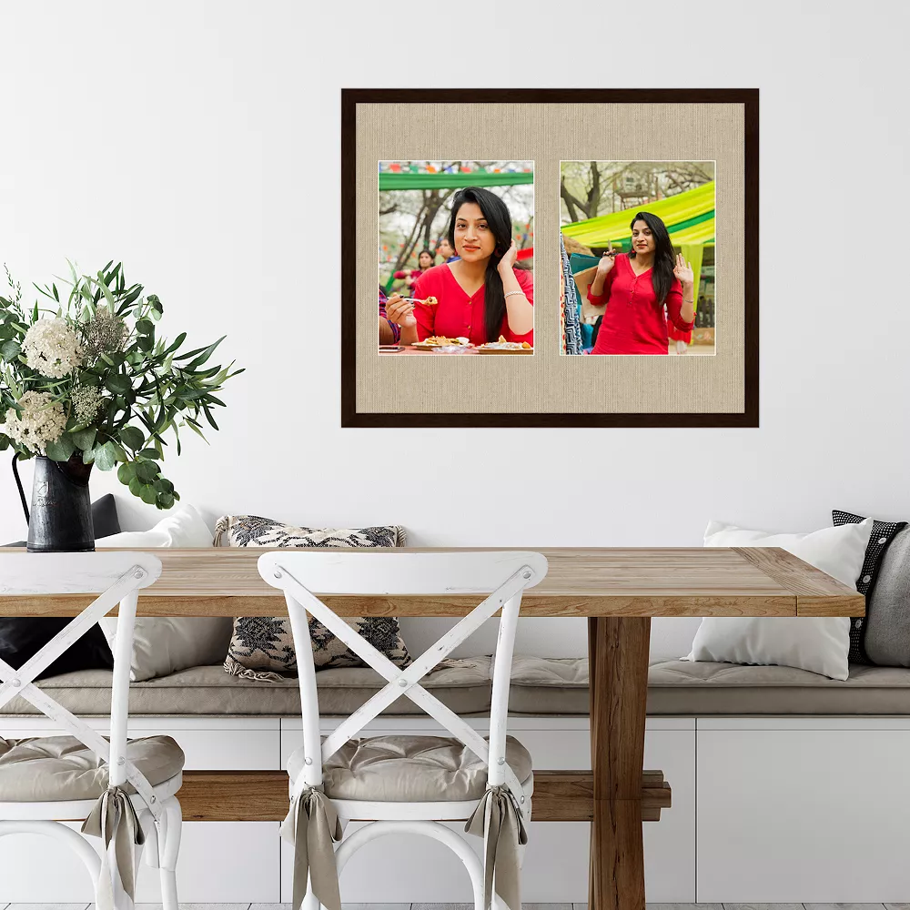 COURTSIDE MARKET Harvest Chestnut Finish 8" X 10" 2-Opening Frame 4 COURTSIDE MARKET Harvest Chestnut Finish 8" X 10" 2-Opening Frame - Image 2