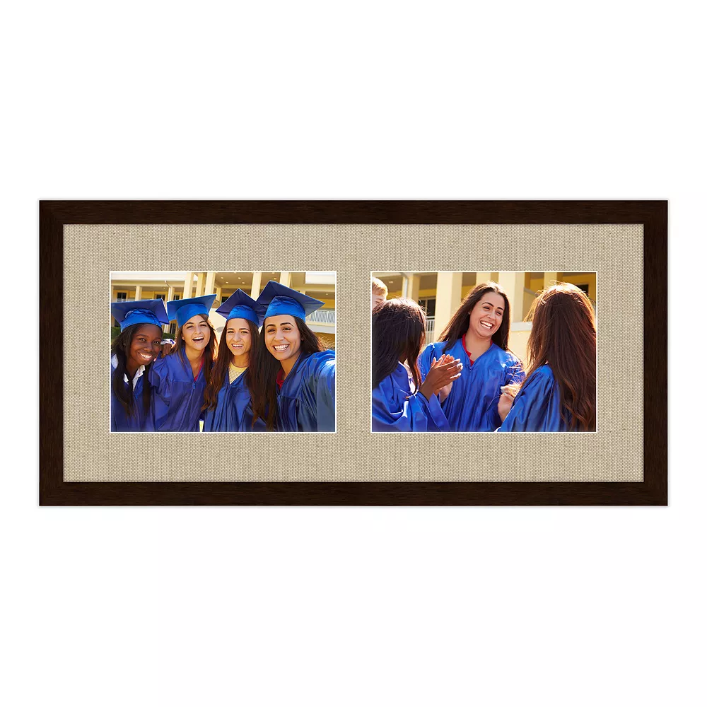 COURTSIDE MARKET Harvest Chestnut Finish 2-Opening 5" X 7" Collage Frame 3 COURTSIDE MARKET Harvest Chestnut Finish 2-Opening 5" X 7" Collage Frame