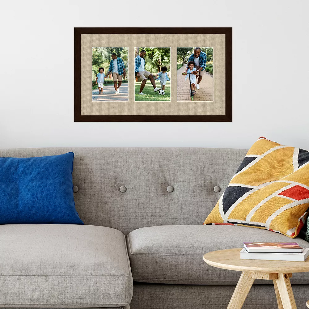 COURTSIDE MARKET Harvest Chestnut Finish 4" X 6" Collage Frame 4 COURTSIDE MARKET Harvest Chestnut Finish 4" X 6" Collage Frame - Image 2