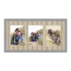 COURTSIDE MARKET Harvest Gray 3-Opening 5" X 7" Collage Frame -Home Decor Discount Store 4913479