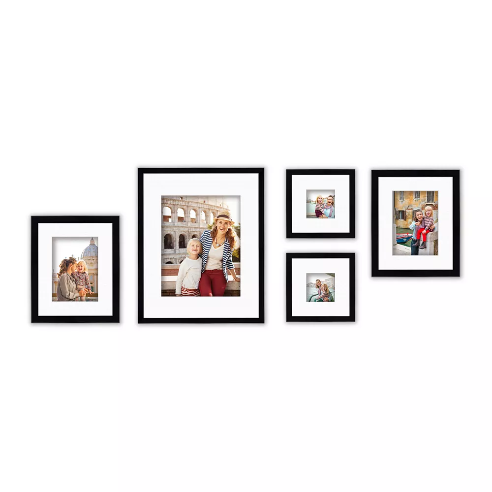 COURTSIDE MARKET Harvest Black Collage Frame 5-piece Set 3 COURTSIDE MARKET Harvest Black Collage Frame 5-piece Set