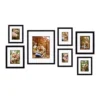 COURTSIDE MARKET Harvest Black Collage Frame 7-piece Set -Home Decor Discount Store 4913490