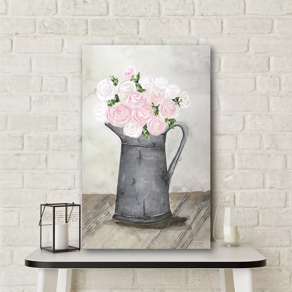 COURTSIDE MARKET Galvanized Pitcher Canvas Wall Art 4 COURTSIDE MARKET Galvanized Pitcher Canvas Wall Art - Image 2