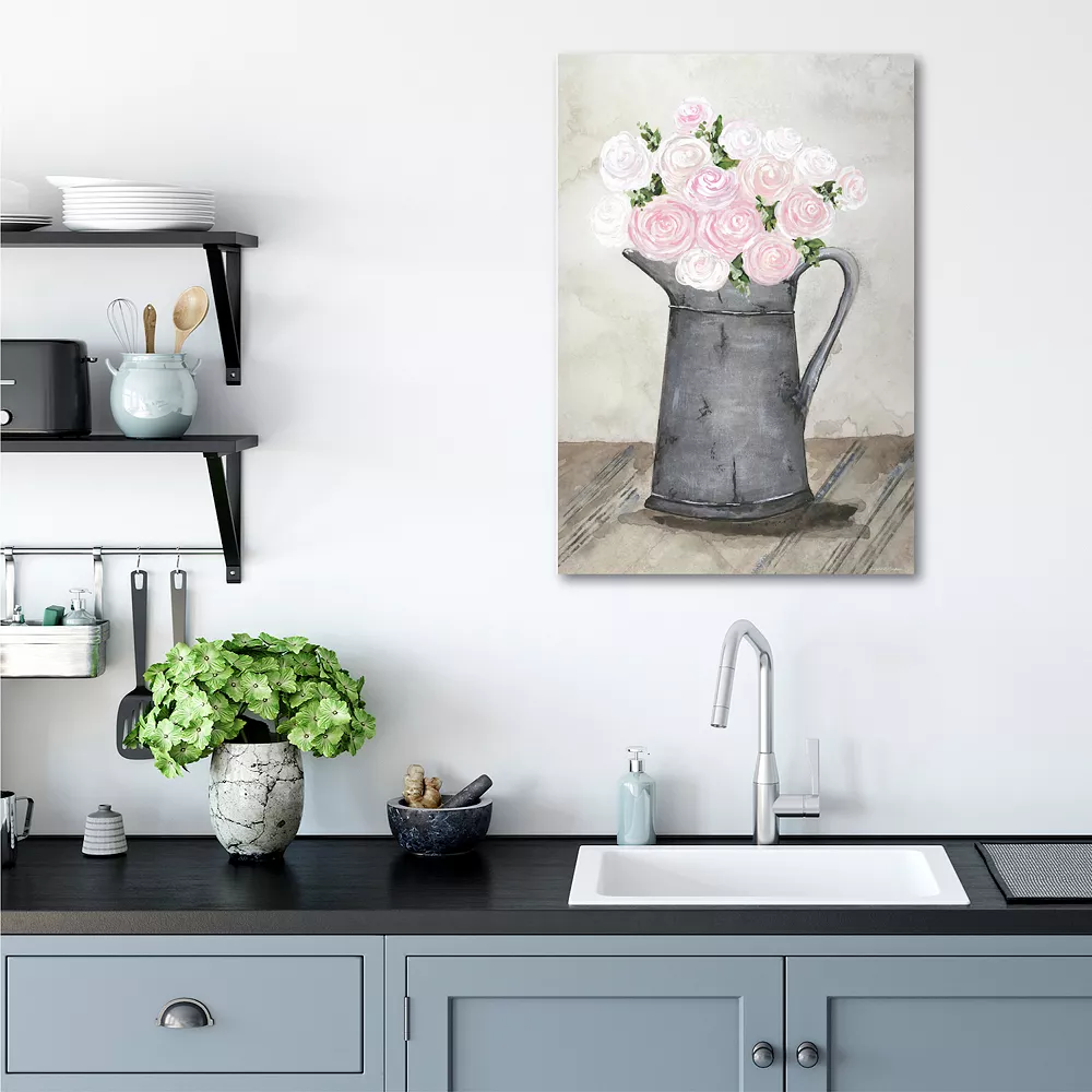 COURTSIDE MARKET Galvanized Pitcher Canvas Wall Art 5 COURTSIDE MARKET Galvanized Pitcher Canvas Wall Art - Image 3