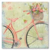 COURTSIDE MARKET Bicycle Pink Flowers Canvas Wall Art 2 COURTSIDE MARKET Bicycle Pink Flowers Canvas Wall Art -Home Decor Discount Store 4994781