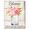 COURTSIDE MARKET Bloom Canvas Wall Art -Home Decor Discount Store 4994784