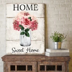 COURTSIDE MARKET Home Bloom Canvas Wall Art -Home Decor Discount Store 4994786 ALT3