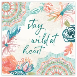 COURTSIDE MARKET Macrame Meander II Canvas Wall Art