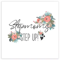 COURTSIDE MARKET Harriet Floral Stepmom II Canvas Wall Art