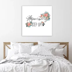 COURTSIDE MARKET Harriet Floral Stepmom II Canvas Wall Art -Home Decor Discount Store 4994958 ALT2