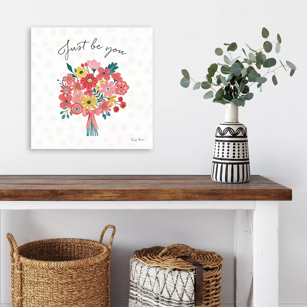 COURTSIDE MARKET BrIght Petals II Canvas Wall Art 4 COURTSIDE MARKET BrIght Petals II Canvas Wall Art - Image 2