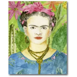 COURTSIDE MARKET Frida Kahlo II Canvas Wall Art