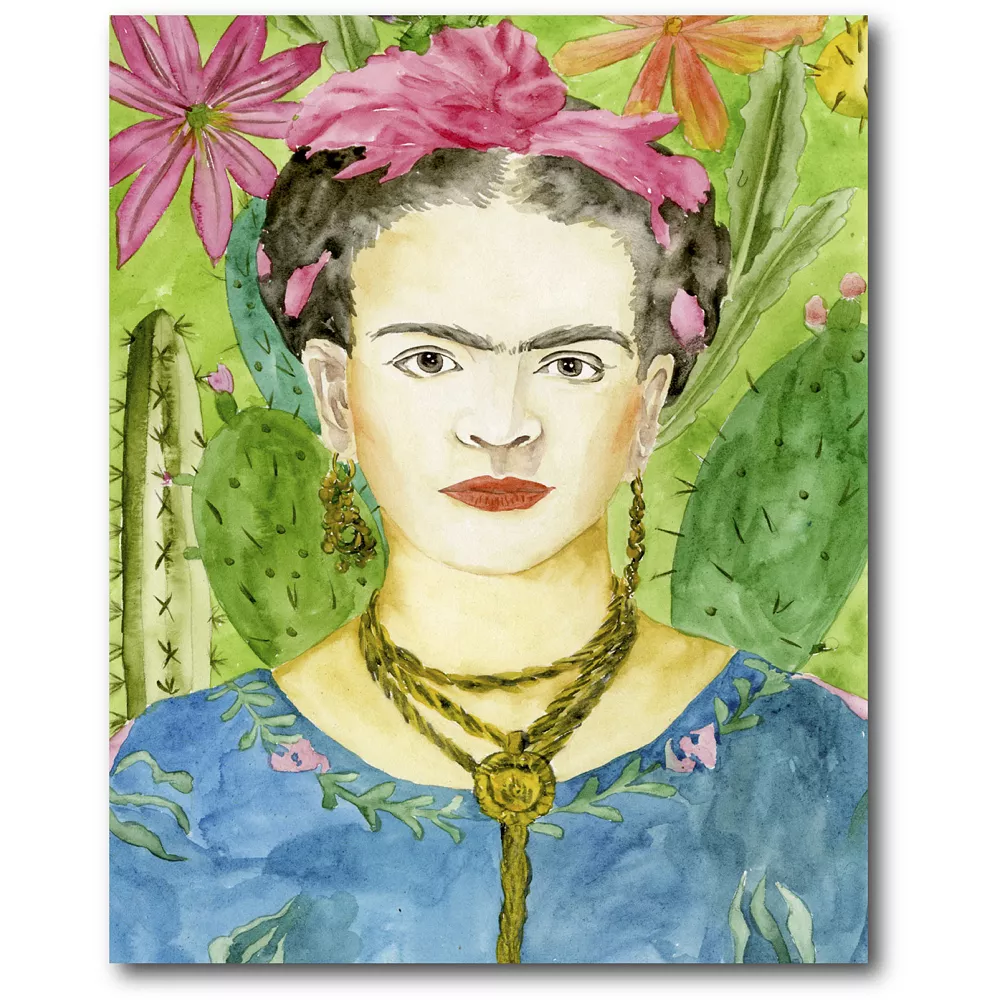 COURTSIDE MARKET Frida Kahlo II Canvas Wall Art 3 COURTSIDE MARKET Frida Kahlo II Canvas Wall Art
