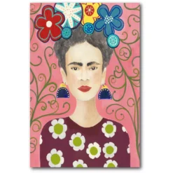 COURTSIDE MARKET Frida Floral I Canvas Wall Art