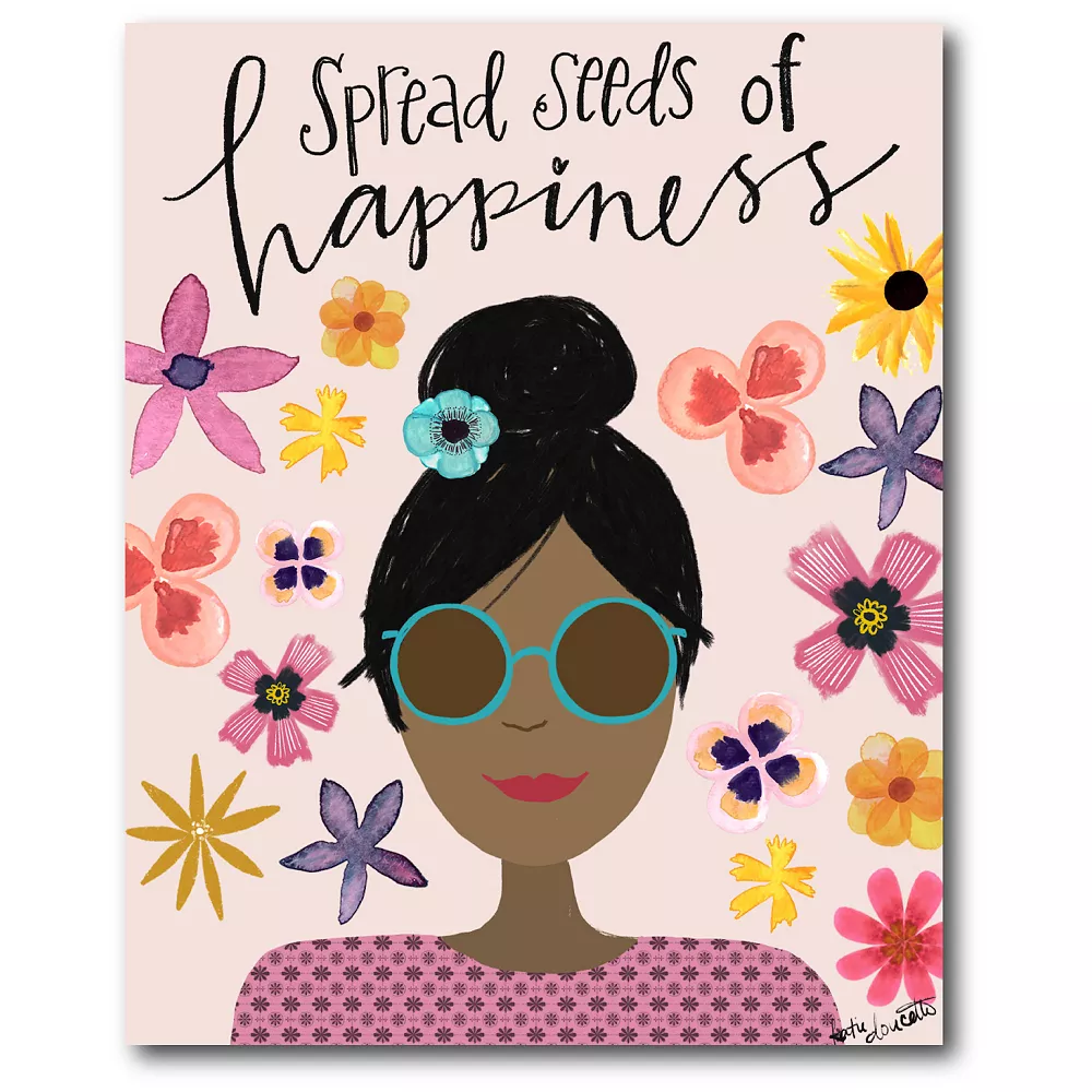 COURTSIDE MARKET Seeds Of Happiness Canvas Wall Art 3 COURTSIDE MARKET Seeds Of Happiness Canvas Wall Art
