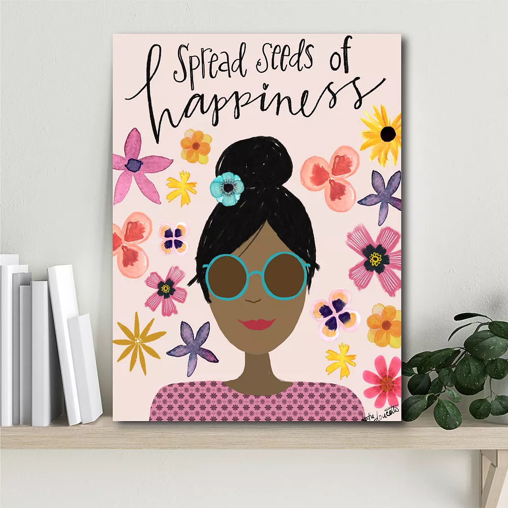 COURTSIDE MARKET Seeds Of Happiness Canvas Wall Art 4 COURTSIDE MARKET Seeds Of Happiness Canvas Wall Art - Image 2