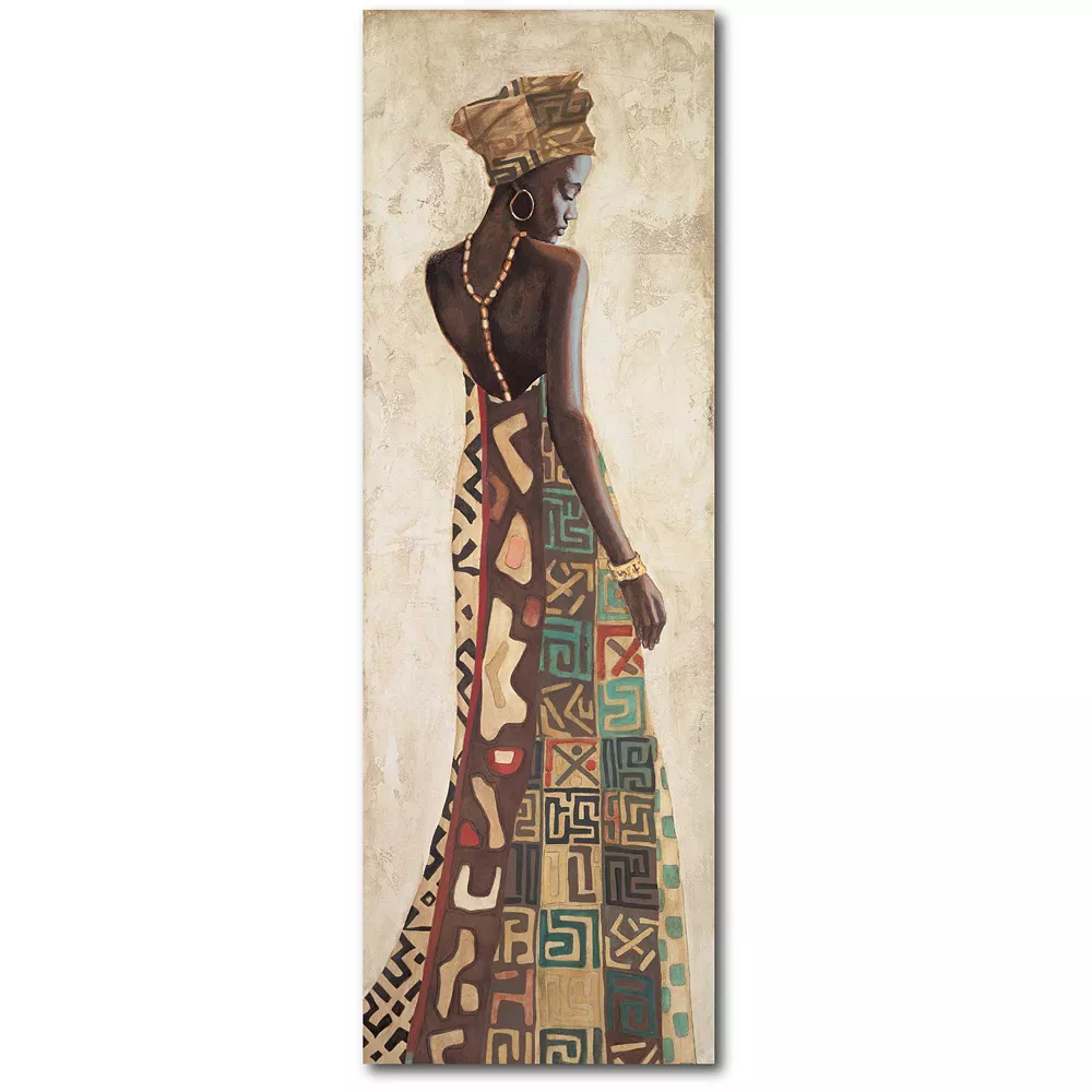 COURTSIDE MARKET Femme Africaine III Wood Wall Art 3 COURTSIDE MARKET Femme Africaine III Wood Wall Art