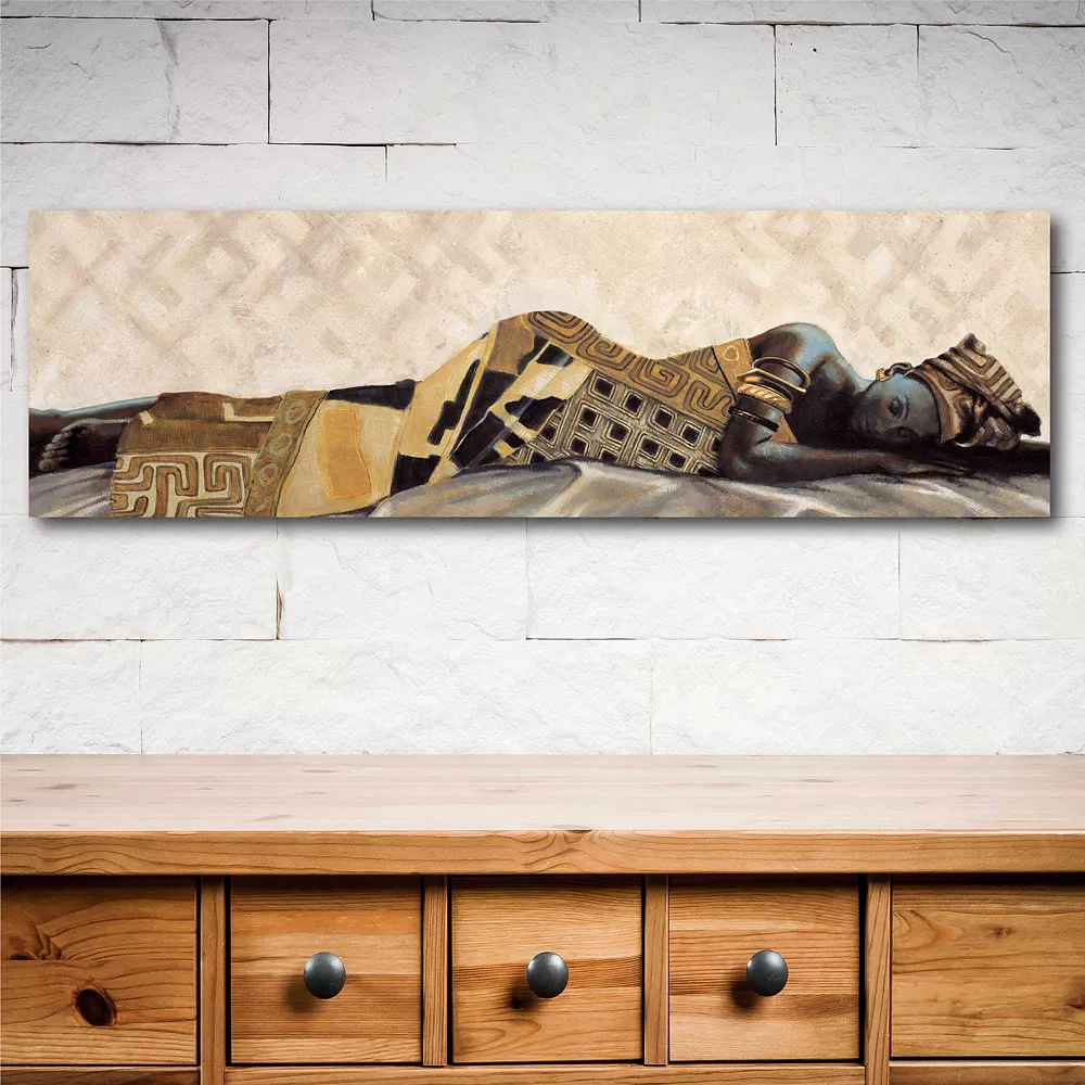 COURTSIDE MARKET Africaine II Wood Wall Art 4 COURTSIDE MARKET Africaine II Wood Wall Art - Image 2