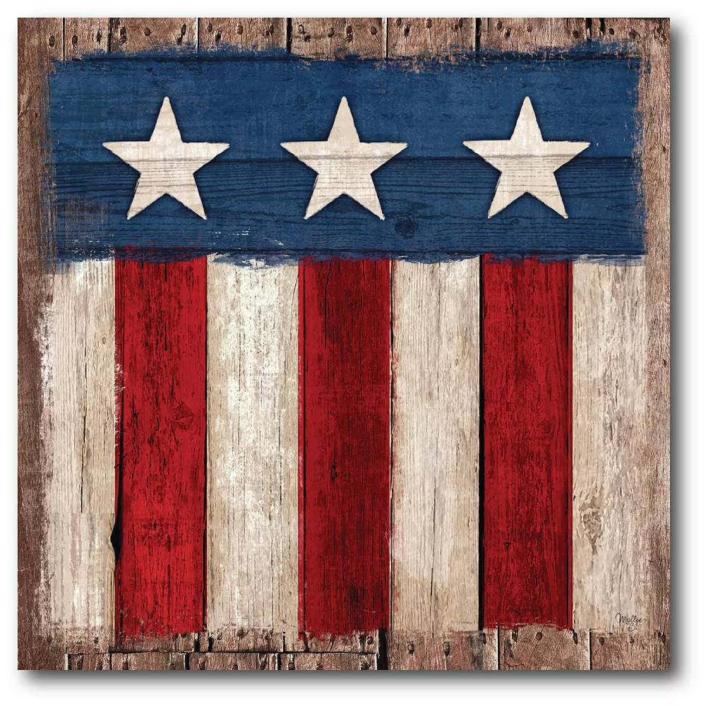 Courtside Market Redwhite & Blue Glory Canvas Wall Art 3 Courtside Market Redwhite & Blue Glory Canvas Wall Art