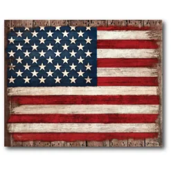 Courtside Market Old Glory USA Canvas Wall Art