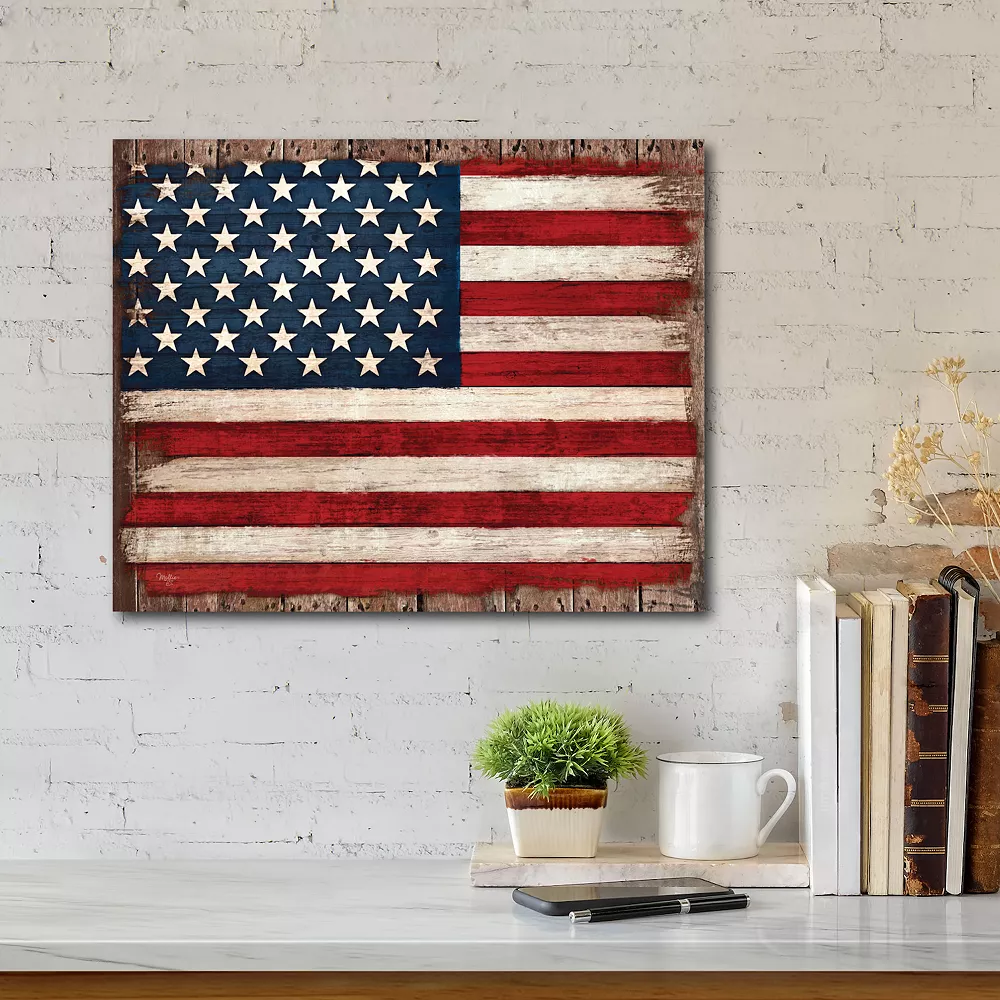 Courtside Market Old Glory USA Canvas Wall Art 4 Courtside Market Old Glory USA Canvas Wall Art - Image 2