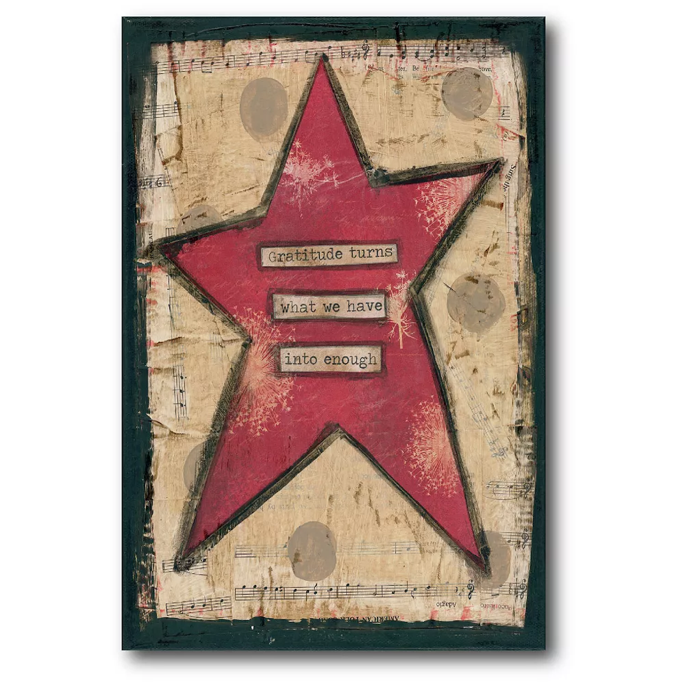 Courtside Market Gratitude Star Canvas Wall Art 3 Courtside Market Gratitude Star Canvas Wall Art
