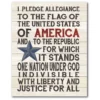 Courtside Market Pledge Of Allegiance Canvas Wall Art -Home Decor Discount Store 5147310
