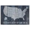 COURTSIDE MARKET USA Map Canvas Wall Art