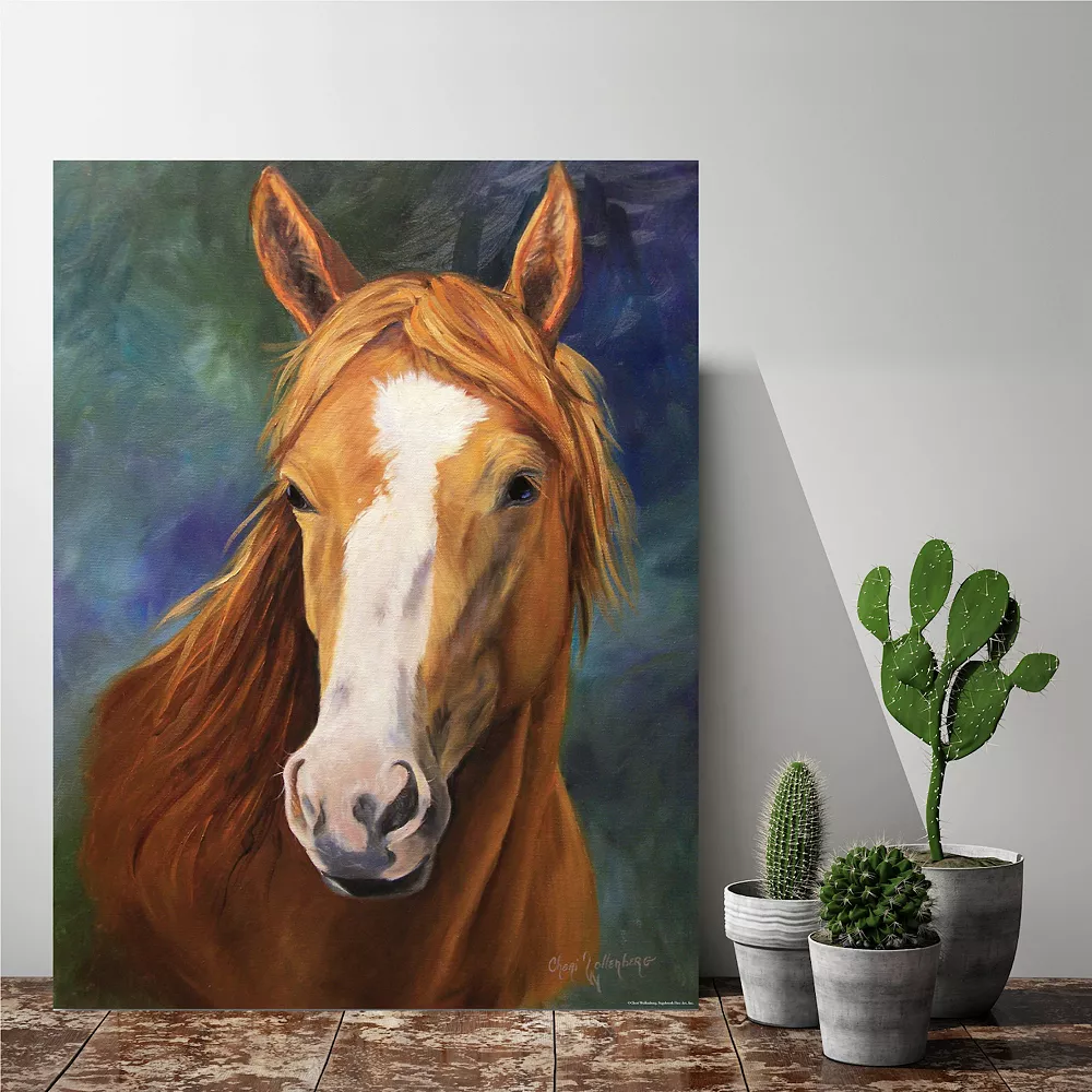COURTSIDE MARKET Blaze Horse Canvas Wall Art 4 COURTSIDE MARKET Blaze Horse Canvas Wall Art - Image 2