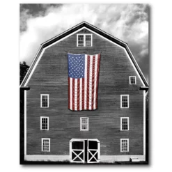 COURTSIDE MARKET Flags Of Farmers XIX Canvas Wall Art