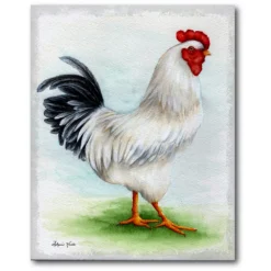 COURTSIDE MARKET Countryside Profile II Chicken Canvas Wall Art