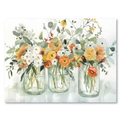 COURTSIDE MARKET Trois Beauties Canvas Wall Art