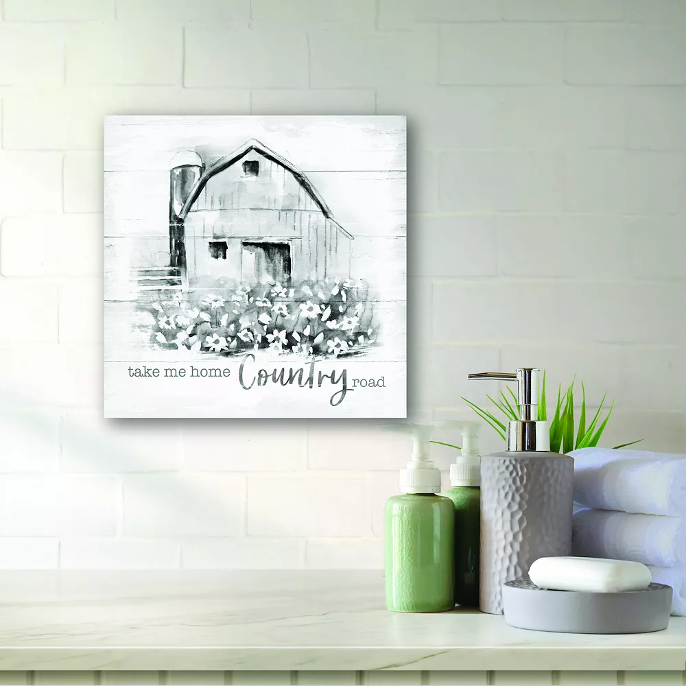 COURTSIDE MARKET Country Road Canvas Wall Art 4 COURTSIDE MARKET Country Road Canvas Wall Art - Image 2