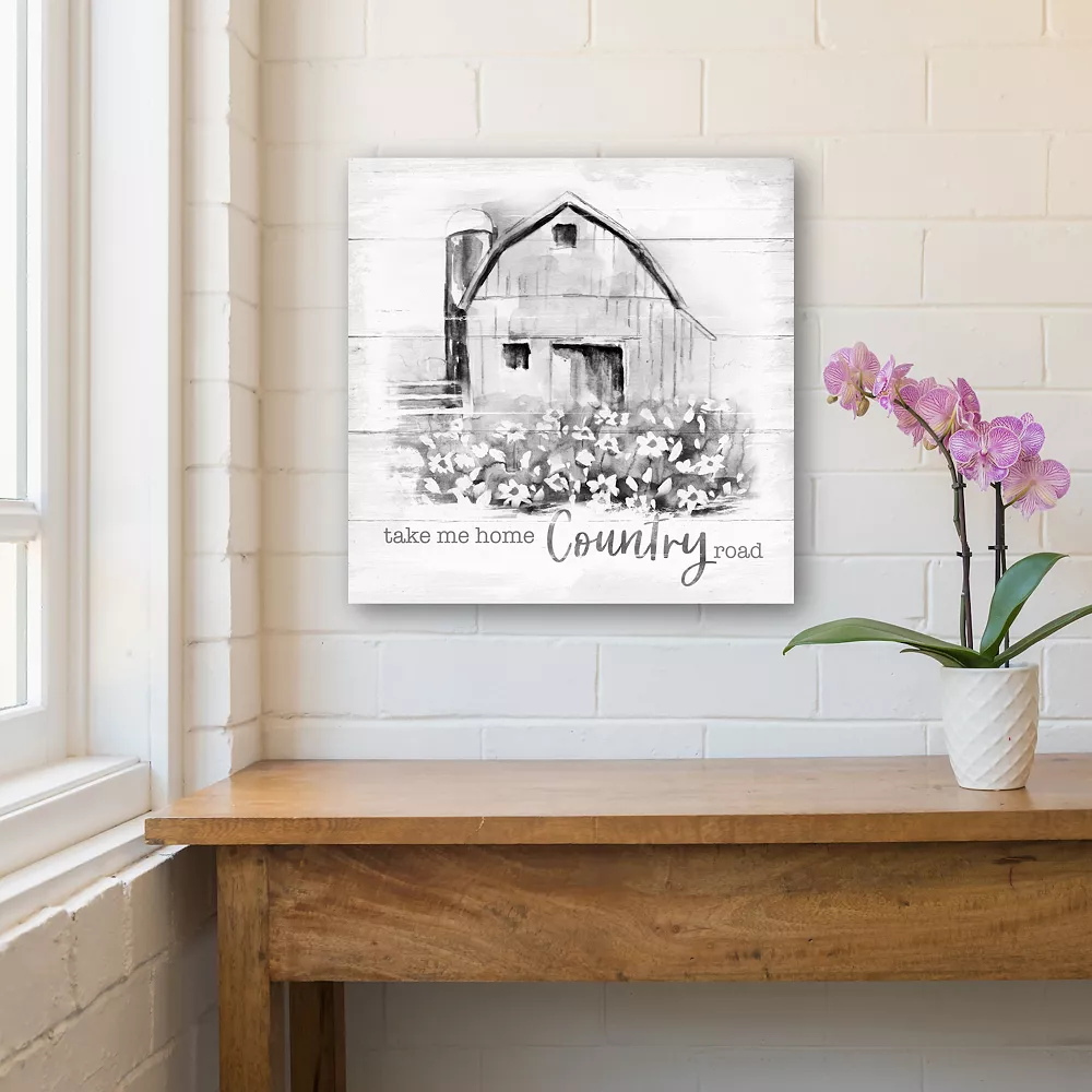 COURTSIDE MARKET Country Road Canvas Wall Art 5 COURTSIDE MARKET Country Road Canvas Wall Art - Image 3