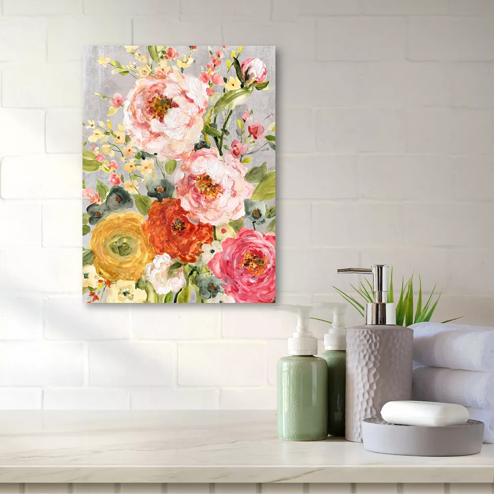 COURTSIDE MARKET Damask Garden Canvas Wall Art 4 COURTSIDE MARKET Damask Garden Canvas Wall Art - Image 2