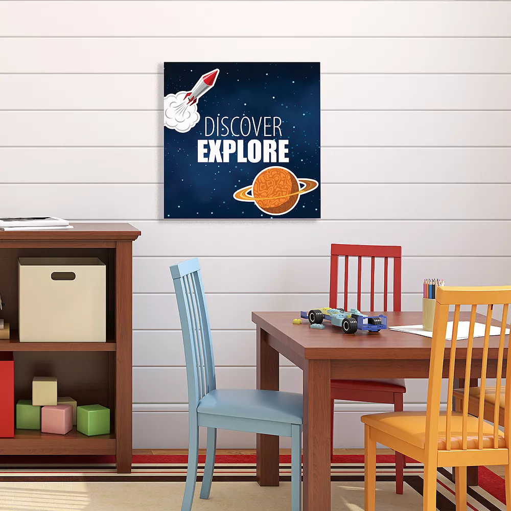 COURTSIDE MARKET Discover Explore Canvas Wall Art 4 COURTSIDE MARKET Discover Explore Canvas Wall Art - Image 2