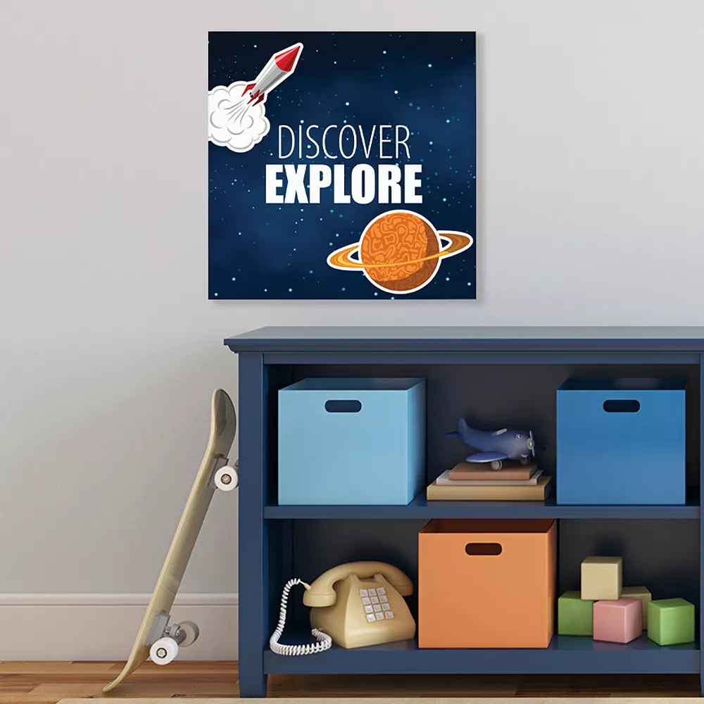 COURTSIDE MARKET Discover Explore Canvas Wall Art 5 COURTSIDE MARKET Discover Explore Canvas Wall Art - Image 3