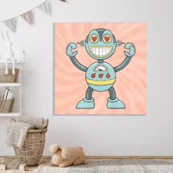 COURTSIDE MARKET Loving Bot I Canvas Wall Art -Home Decor Discount Store 5669592 ALT3