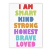 COURTSIDE MARKET I Am Smart Canvas Wall Art -Home Decor Discount Store 5669595