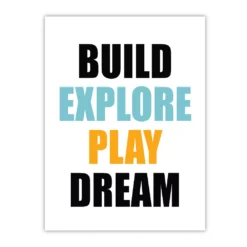 COURTSIDE MARKET Build Explore Canvas Wall Art