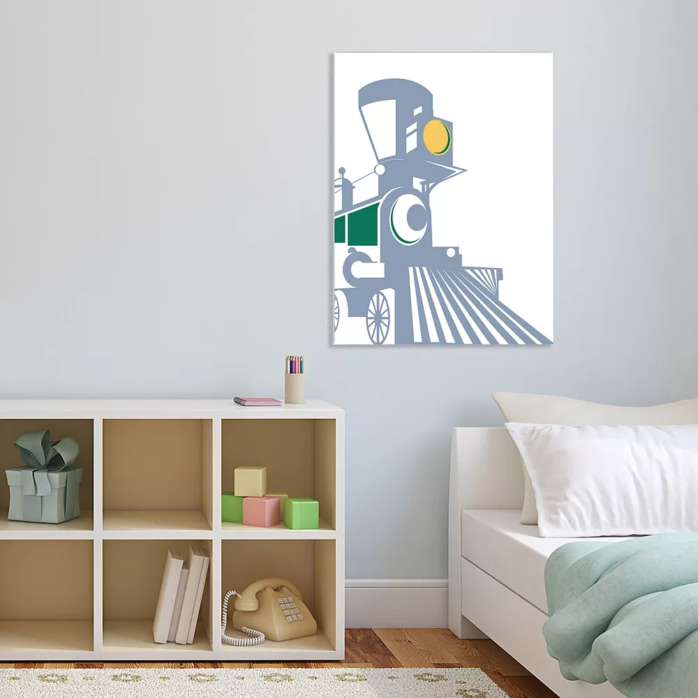 COURTSIDE MARKET Eat Sleep Trains I Canvas Wall Art 4 COURTSIDE MARKET Eat Sleep Trains I Canvas Wall Art - Image 2