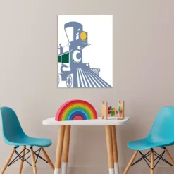 COURTSIDE MARKET Eat Sleep Trains I Canvas Wall Art 8 COURTSIDE MARKET Eat Sleep Trains I Canvas Wall Art -Home Decor Discount Store 5669606 ALT2