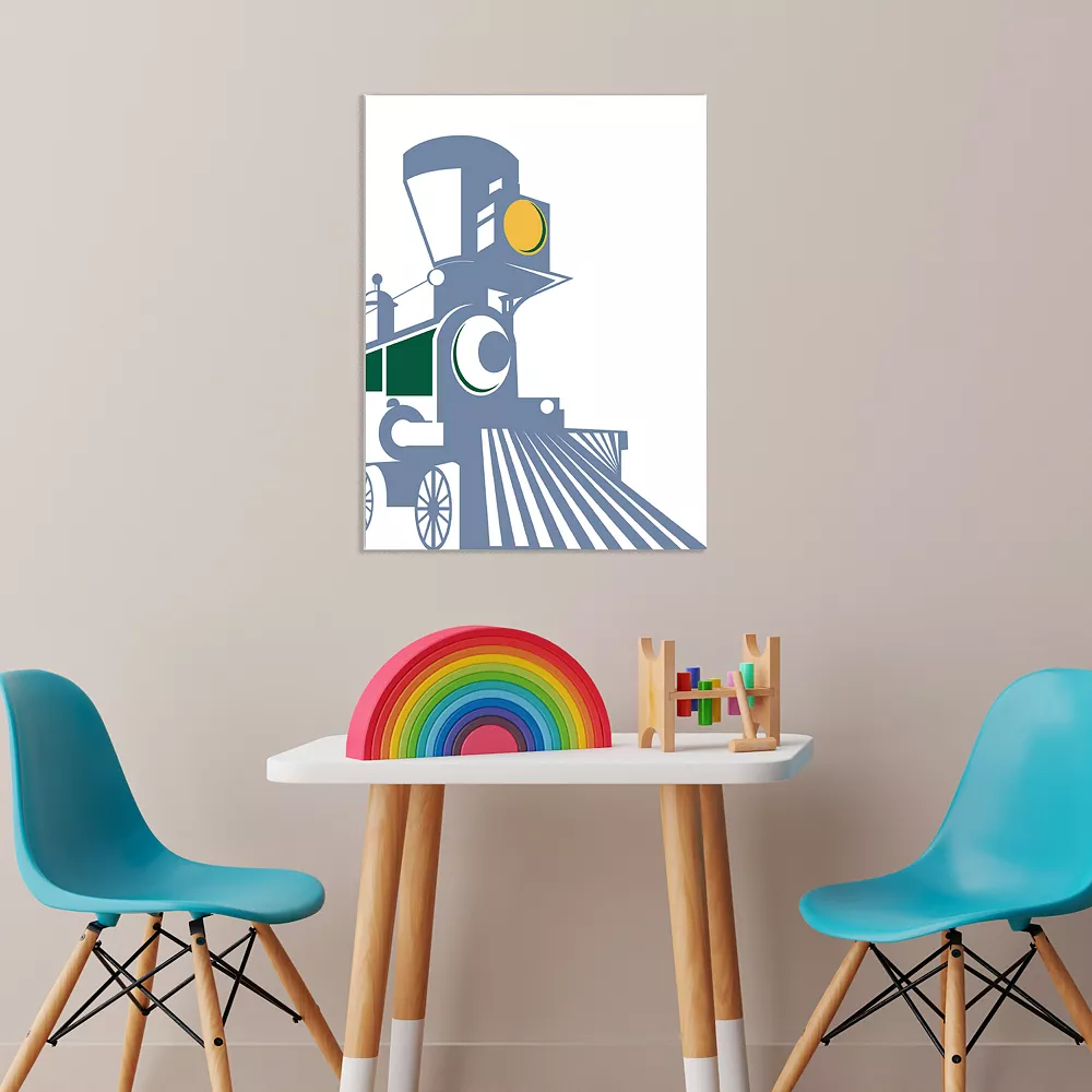 COURTSIDE MARKET Eat Sleep Trains I Canvas Wall Art 5 COURTSIDE MARKET Eat Sleep Trains I Canvas Wall Art - Image 3