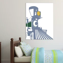COURTSIDE MARKET Eat Sleep Trains I Canvas Wall Art 9 COURTSIDE MARKET Eat Sleep Trains I Canvas Wall Art -Home Decor Discount Store 5669606 ALT3