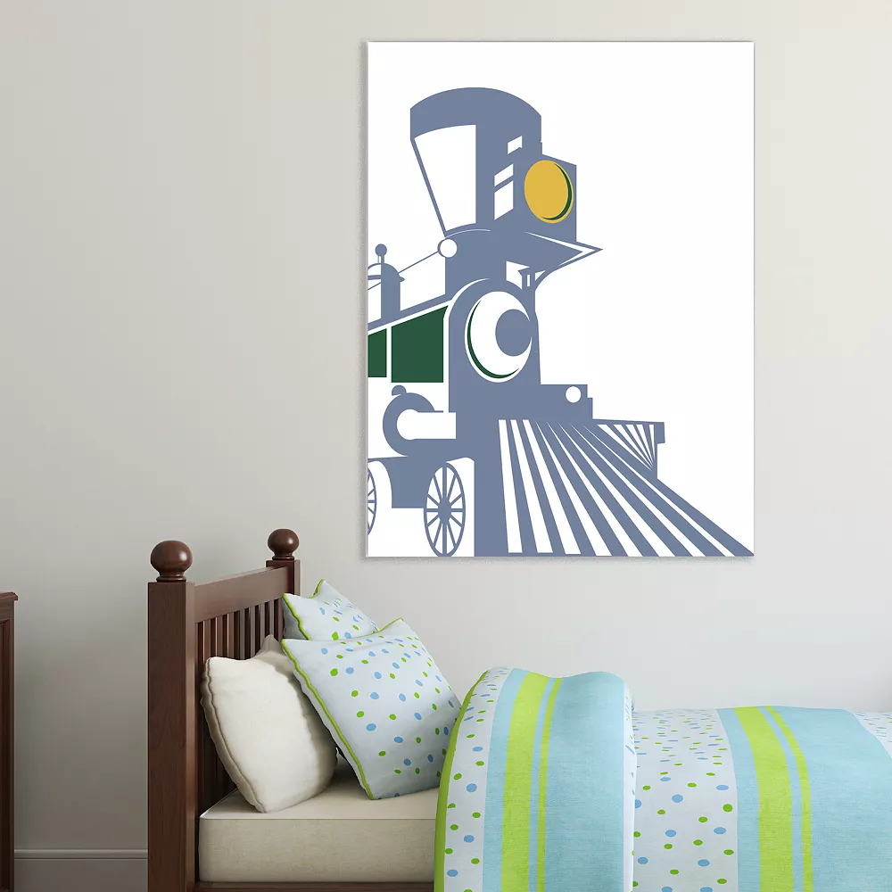COURTSIDE MARKET Eat Sleep Trains I Canvas Wall Art 6 COURTSIDE MARKET Eat Sleep Trains I Canvas Wall Art - Image 4