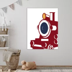 COURTSIDE MARKET Eat Sleep Trains III Canvas Wall Art -Home Decor Discount Store 5669609 ALT3