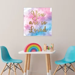 COURTSIDE MARKET So Loved Canvas Wall Art 8 COURTSIDE MARKET So Loved Canvas Wall Art -Home Decor Discount Store 5669616 ALT2