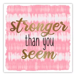 COURTSIDE MARKET Stronger Tie Dye Canvas Wall Art